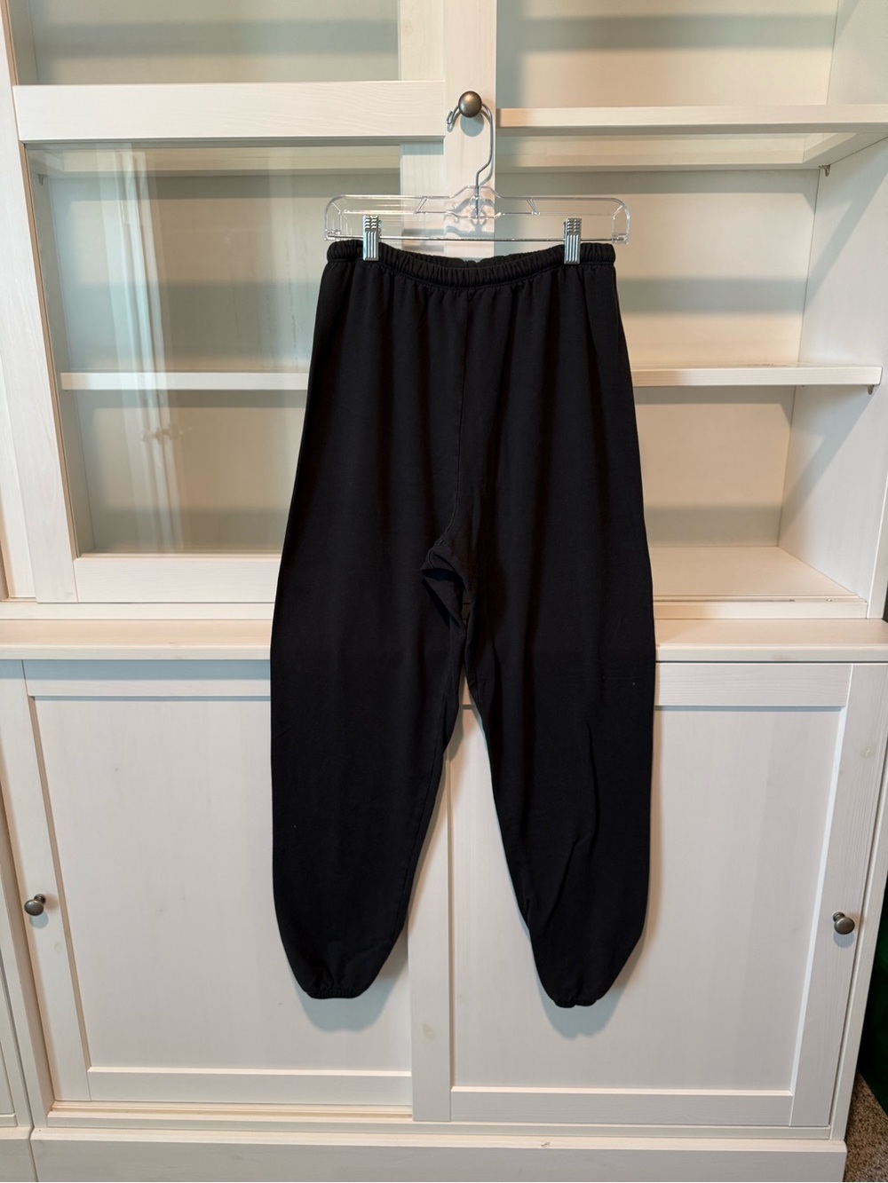 Aerie Washed Black Oversized Sweatpants